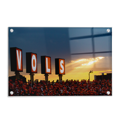 Tennessee Volunteers - Vols Sunset - College Wall Art #Acrylic