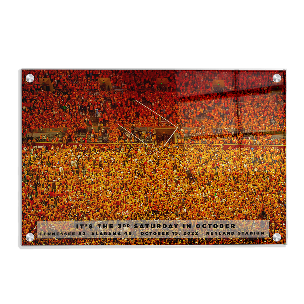 Tennessee Volunteers - Goal Post is Coming Down - College Wall Art #Canvas 