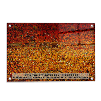 Tennessee Volunteers - Goal Post is Coming Down - College Wall Art #Acrylic