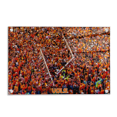 Tennessee Volunteers - The Goal Post is Down - College Wall Art #Acrylic