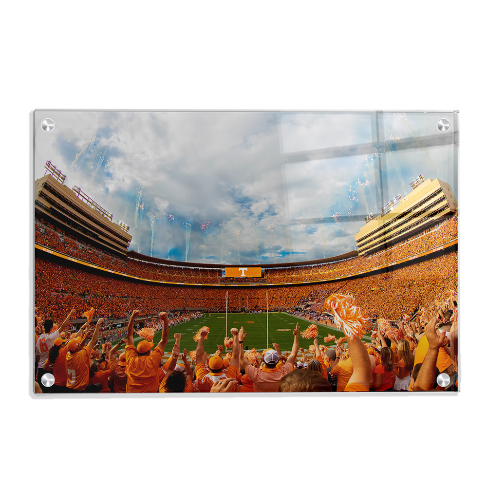Tennessee Volunteers - Give Him Six End Zone - College Wall Art #Canvas