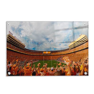 Tennessee Volunteers - Give Him Six End Zone - College Wall Art #Acrylic