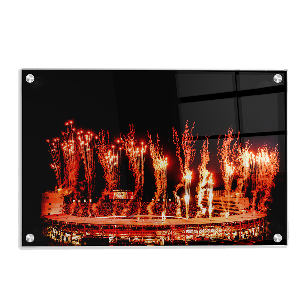 Tennessee Volunteers - Lighting up Neyland Stadium - College Wall Art #Canvas