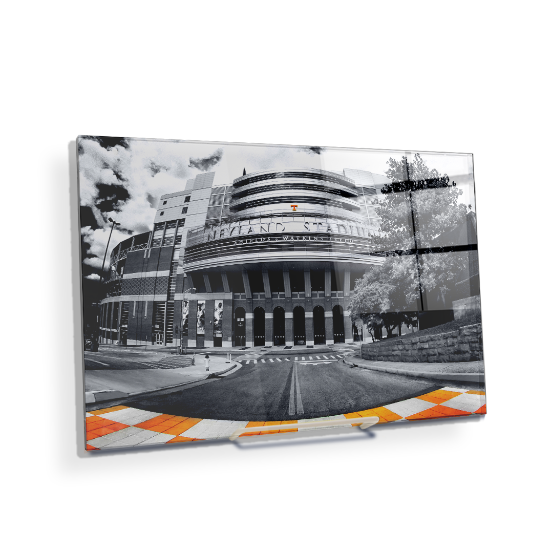 Tennessee Volunteers - Neyland B&W - College Wall Art #Canvas