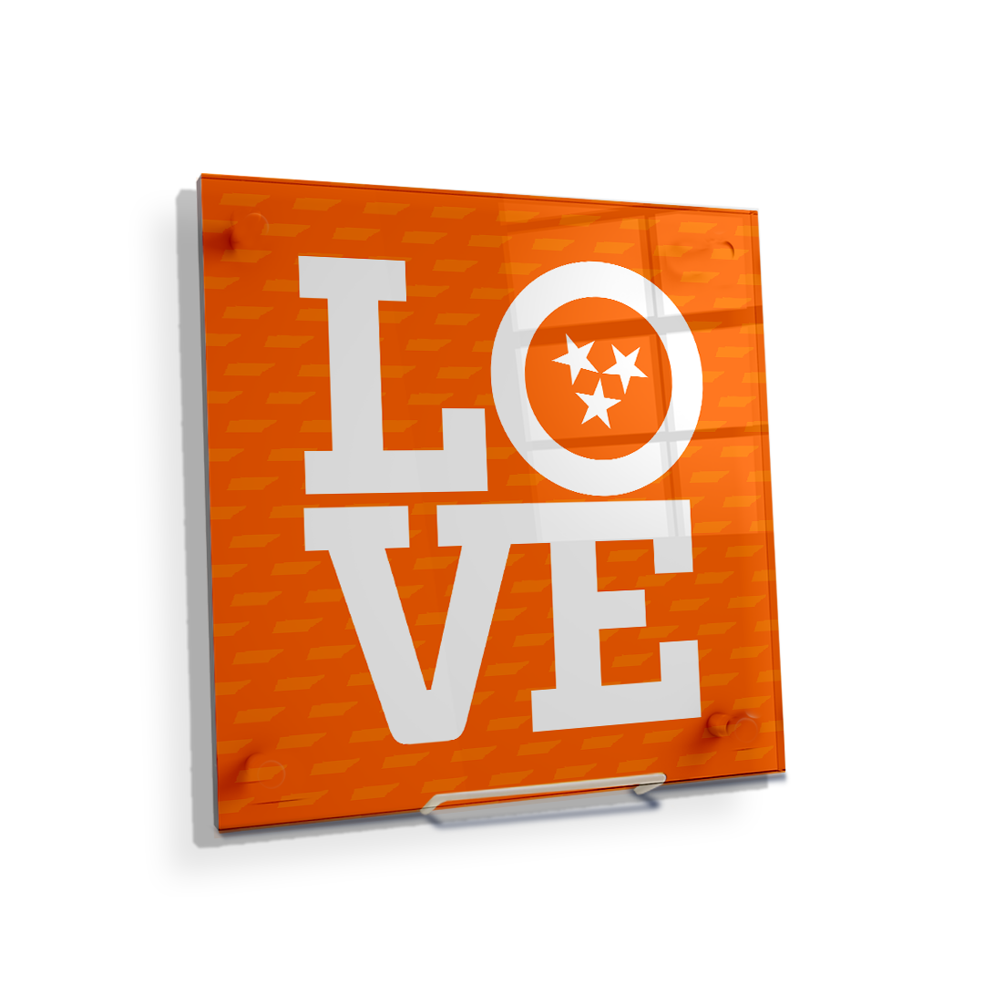 Tennessee Volunteers - TN Love - College Wall Art #Canvas