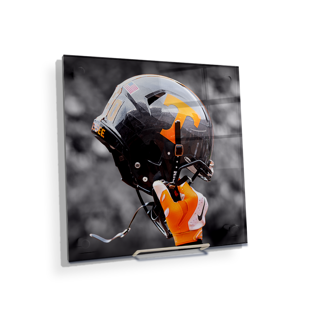 Tennessee Volunteers - Smokey Gray Helmet - College Wall Art #Canvas