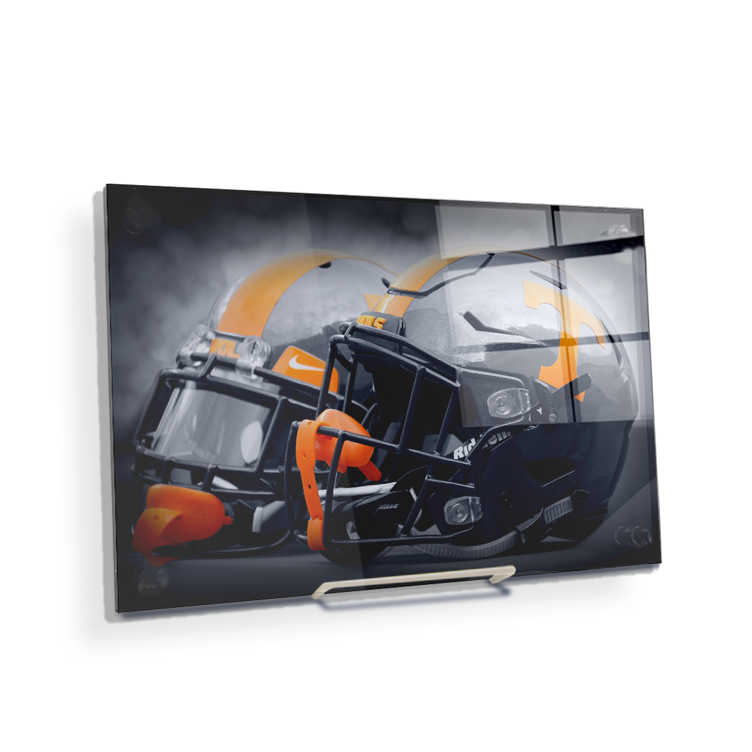 Tennessee Volunteers - Smokey Gray Helmets - College Wall Art #Canvas