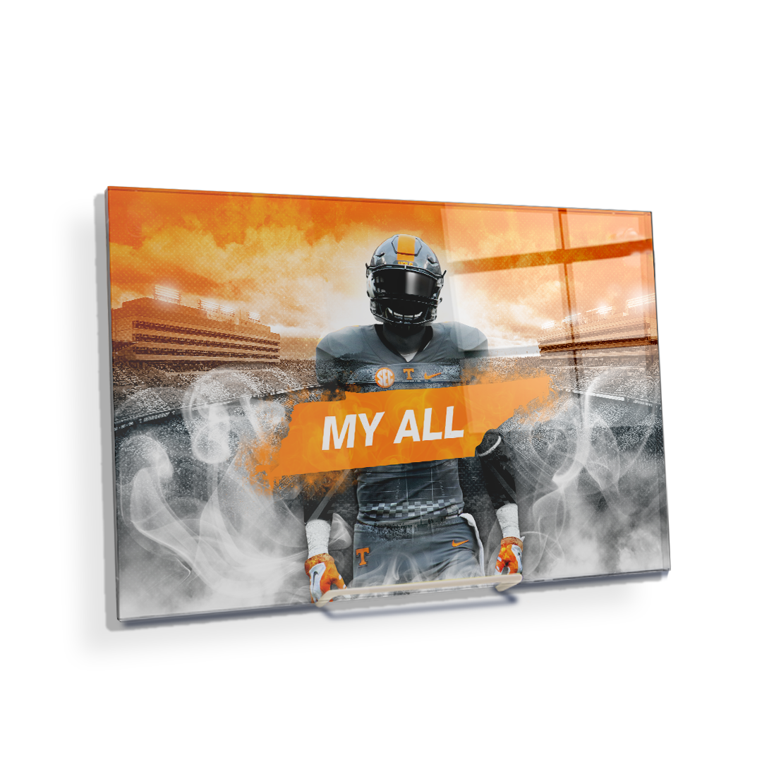 Tennessee Volunteers - Smokey Gray My All - College Wall Art #Canvas