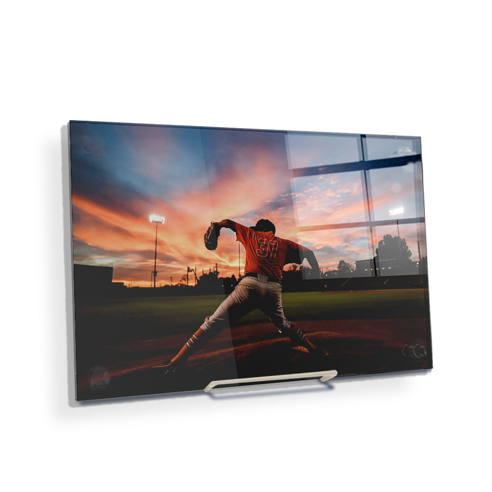 Tennessee Volunteers - Sunset Pitch - College Wall Art #Canvas
