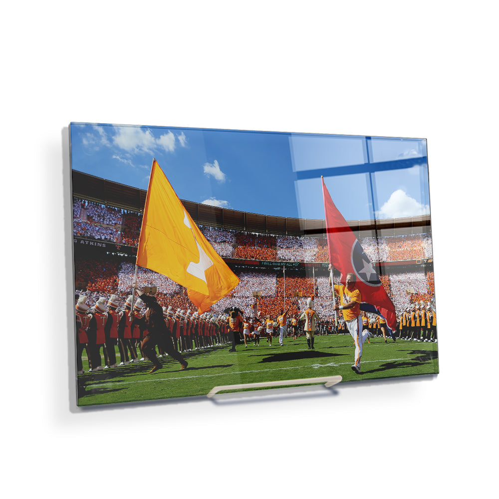 Tennessee Volunteers - Tennessee Checkerboard Neyland - College Wall Art #Canvas