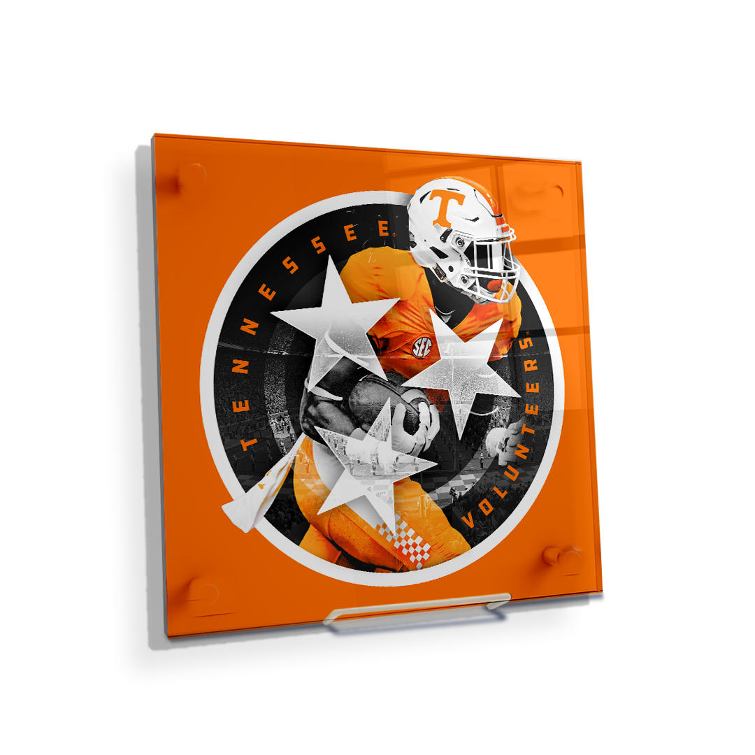 Tennessee Volunteers - Tri Star 2018 Orange - College Wall Art #Canvas