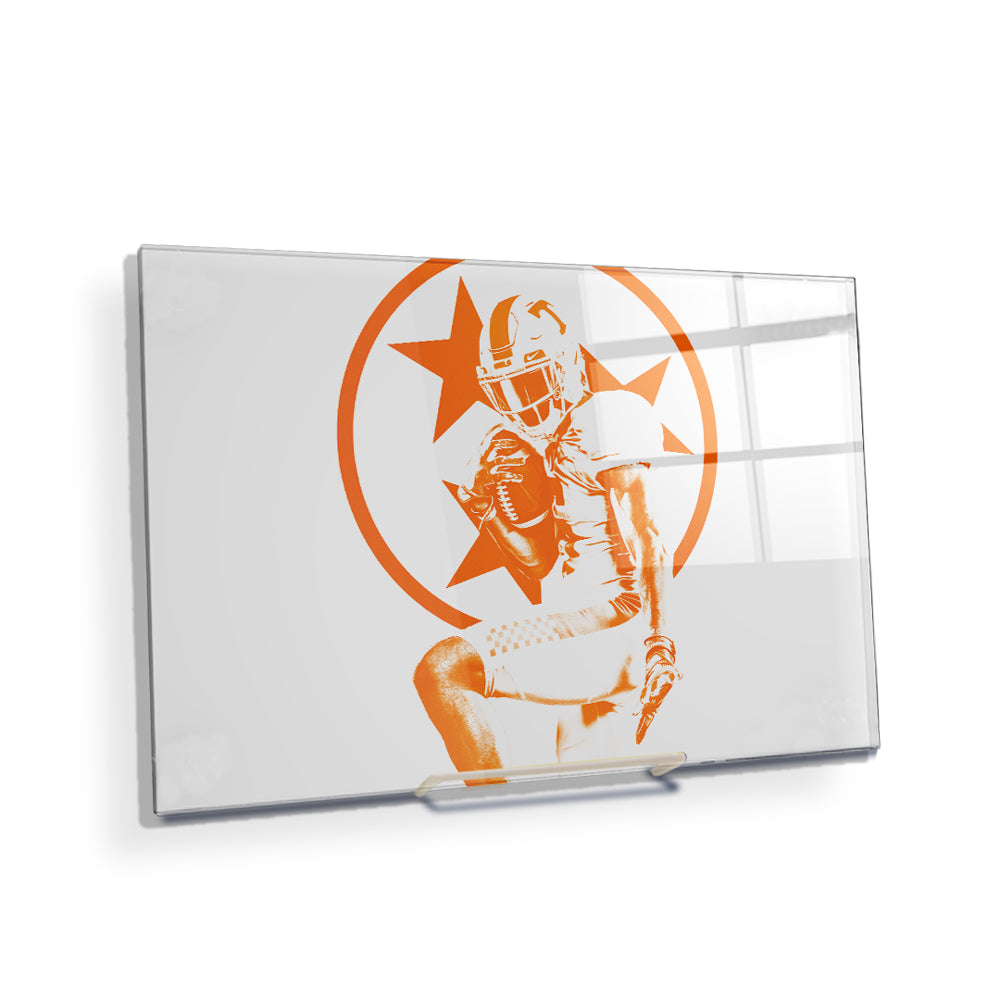 Tennessee Volunteers - Heisman Tri Star - College Wall Art #Canvas