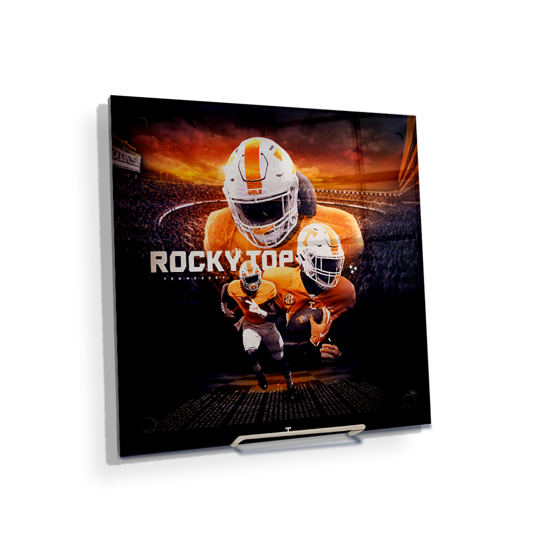 Tennessee Volunteers - Rocky Top Sunset - College Wall Art #Canvas