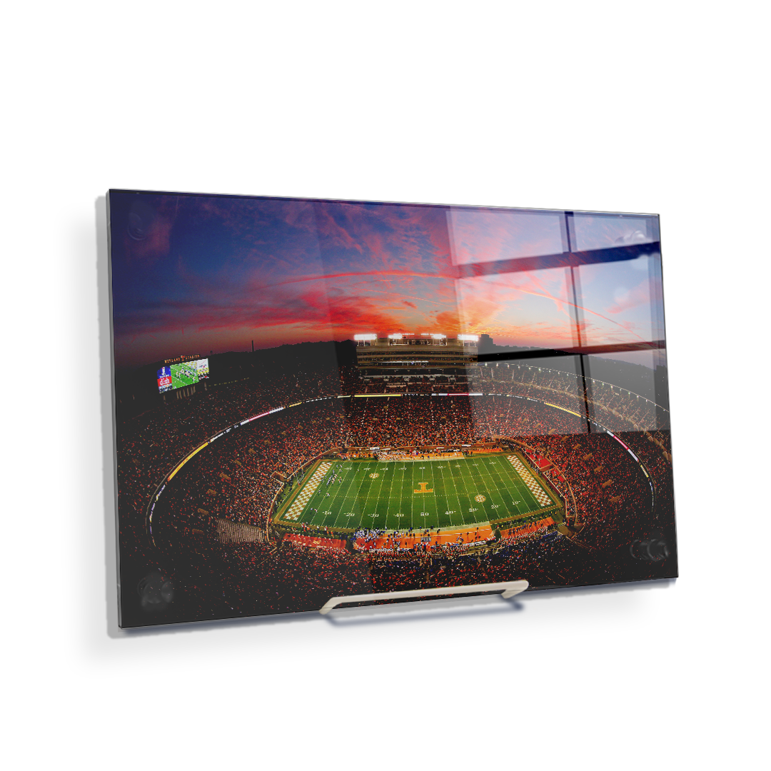 Tennessee Volunteers -Neyland Blaze - College Wall Art #Canvas