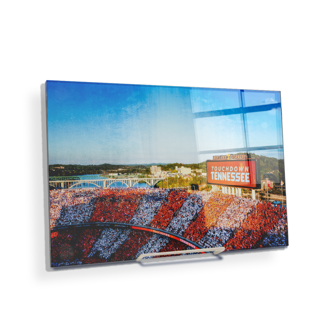 Tennessee Volunteers - Touchdown Tennessee Retro - College Wall  Art #Canvas