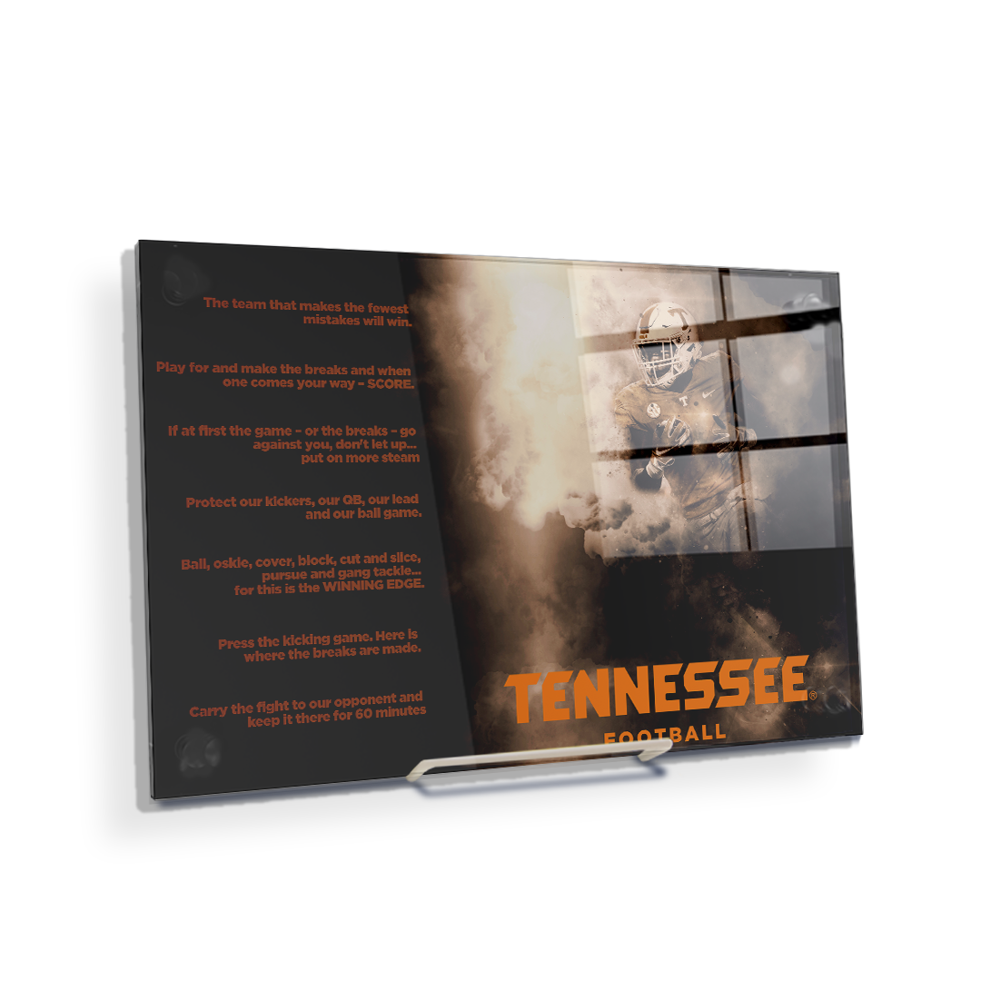 Tennessee Volunteers - Tennessee Football Game Maxims - College Wall Art #Canvas