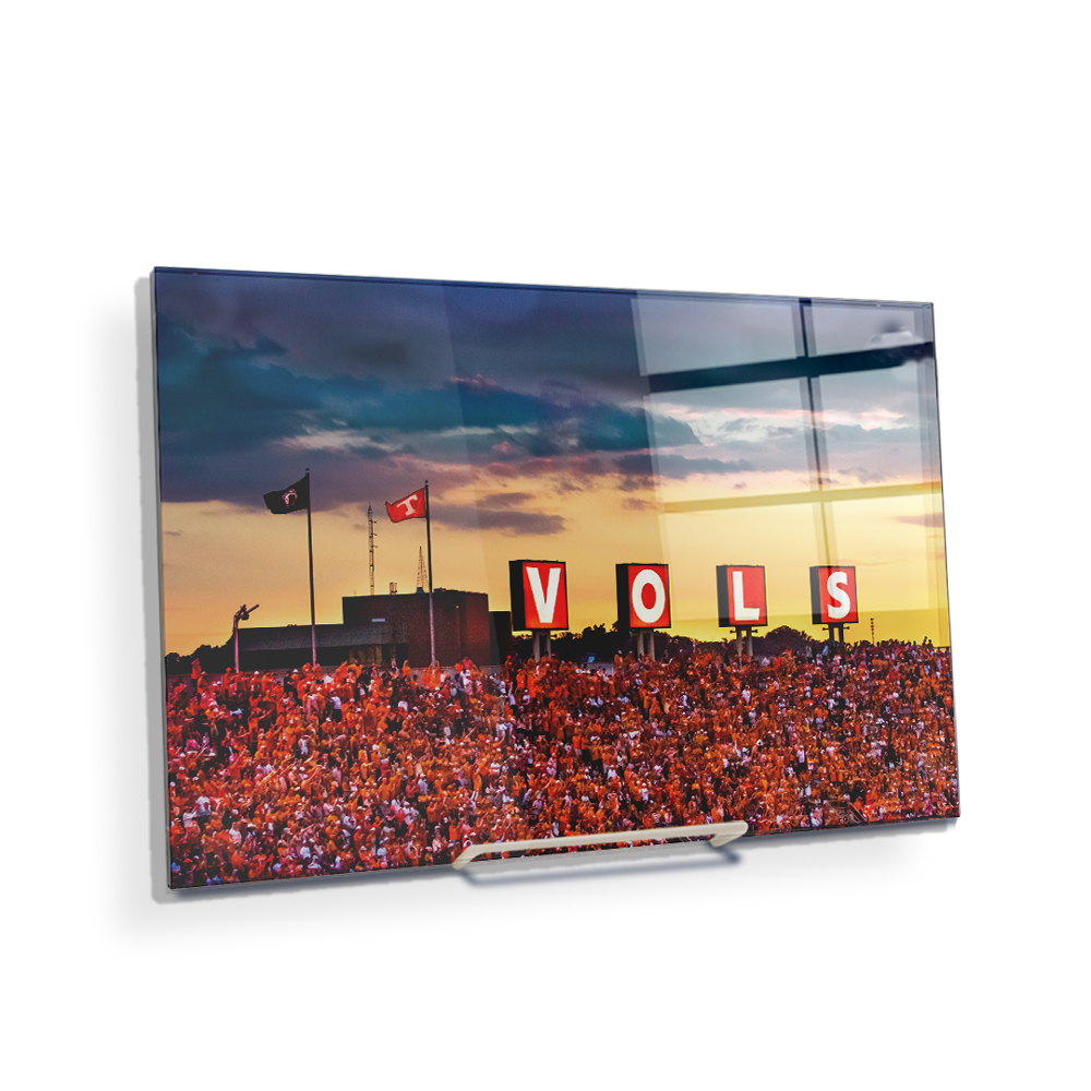 Tennessee Volunteers -Tennessee Vols Sunset - College Wall Art #Canvas