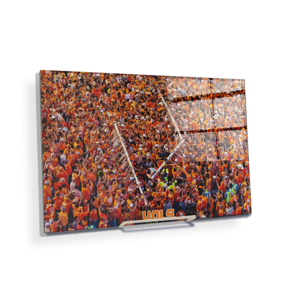 Tennessee Volunteers - The Goal Post is Down - College Wall Art #Canvas