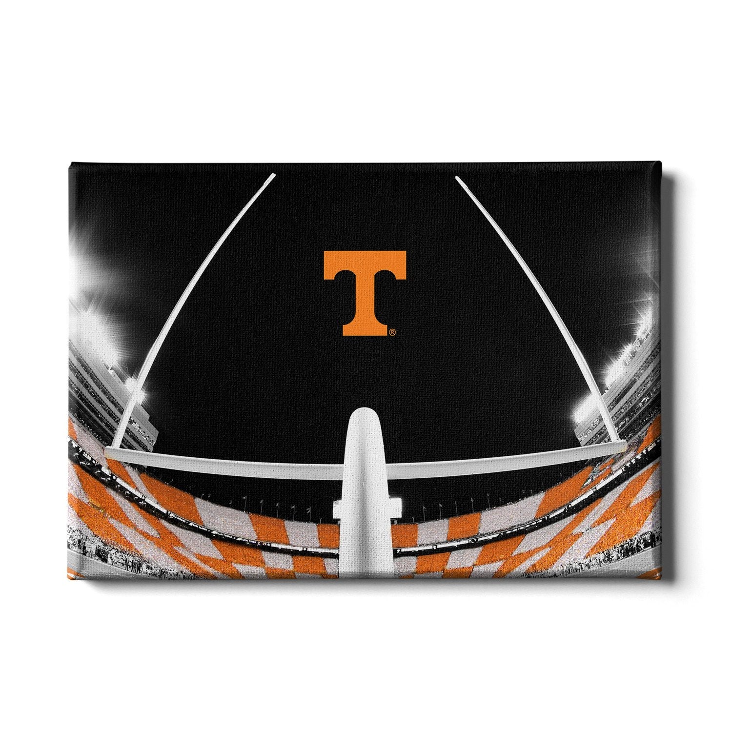 Tennessee Volunteers - Checkerboard Goal Post - College Wall Art #Canvas