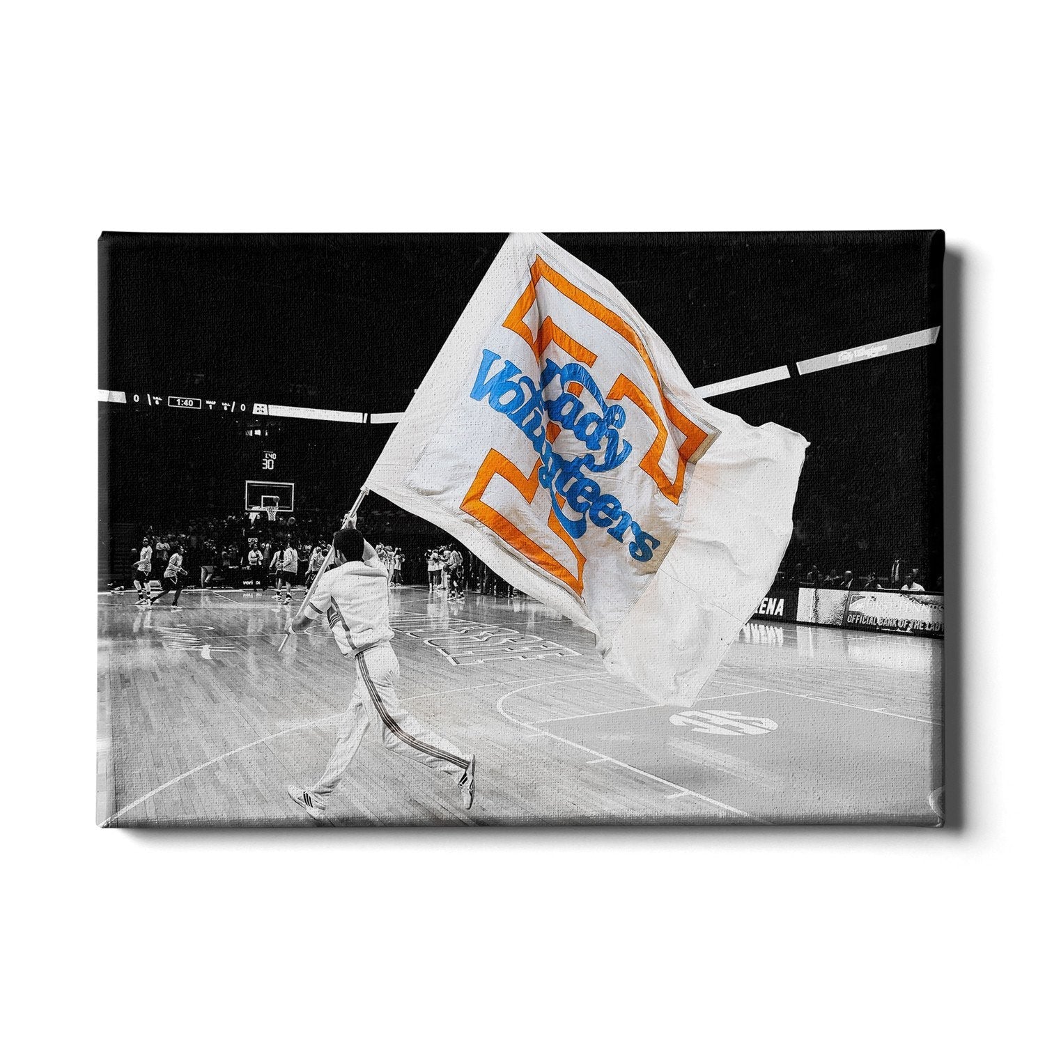 Tennessee Volunteers - Lady V-O-L-U-N-T-E-E-R - College Wall Art #Canvas