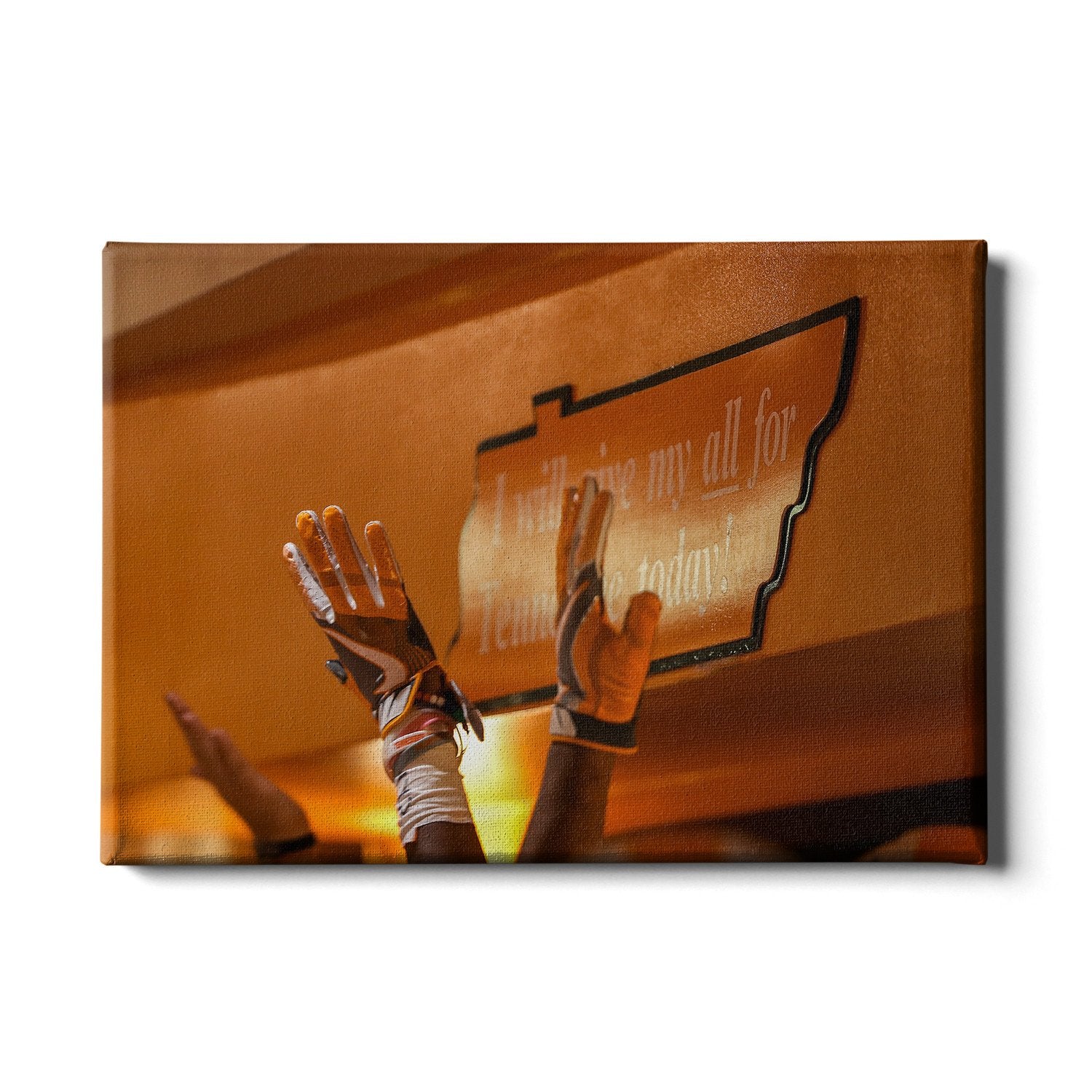 Tennessee Volunteers - I Will Give My All High Five - College Wall Art #Canvas