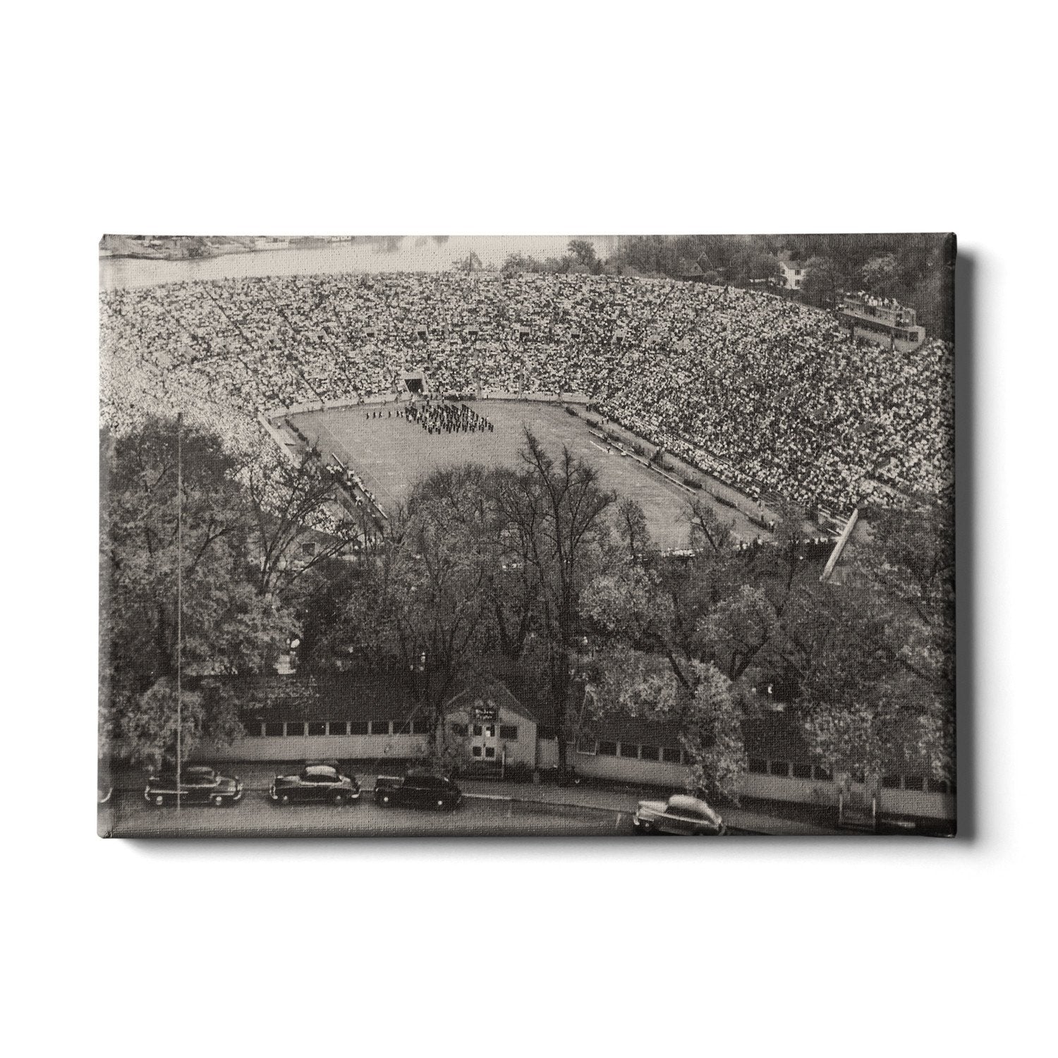 Tennessee Volunteers - Neyland Stadium 1950's - College Wall Art #Canvas