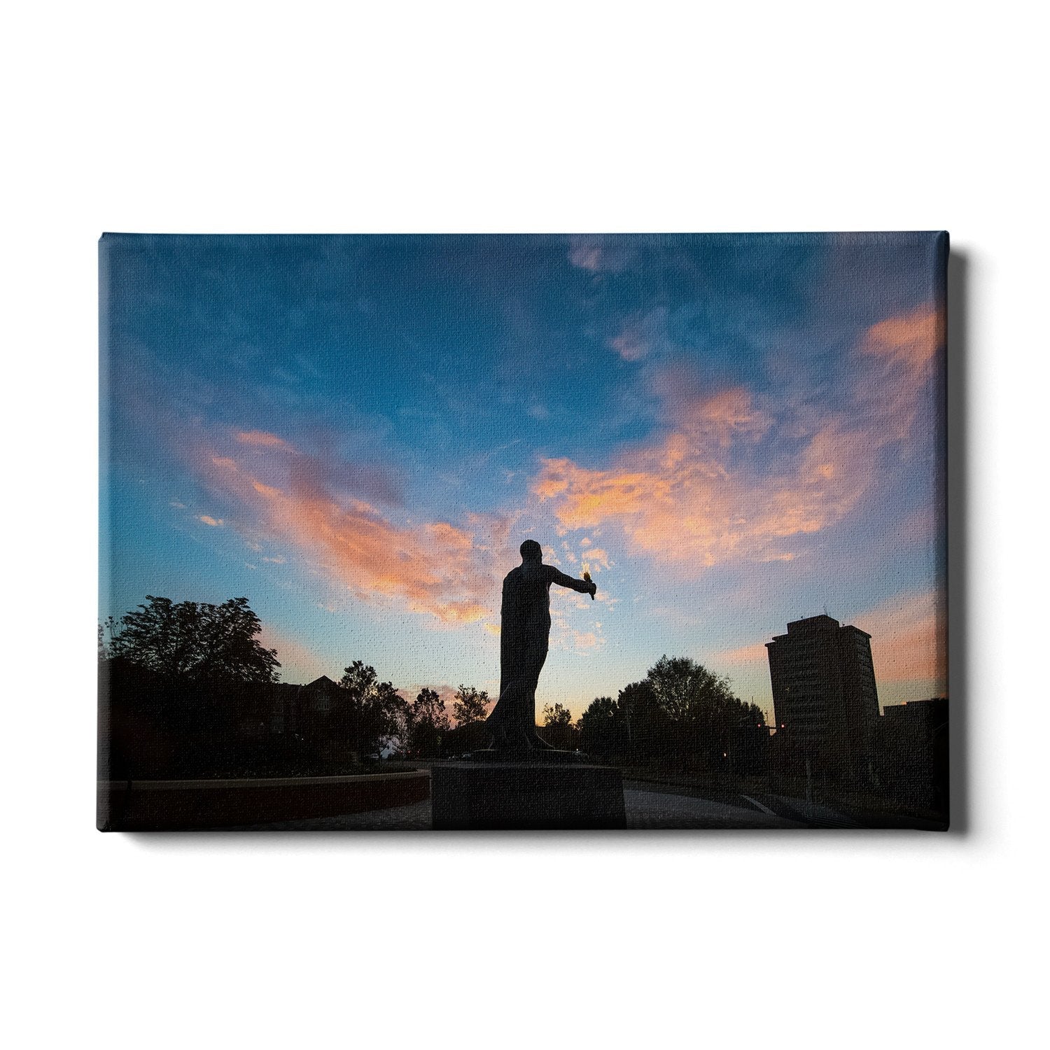 Tennessee Volunteers - Torchbearer Sunset - College Wall Art #Canvas