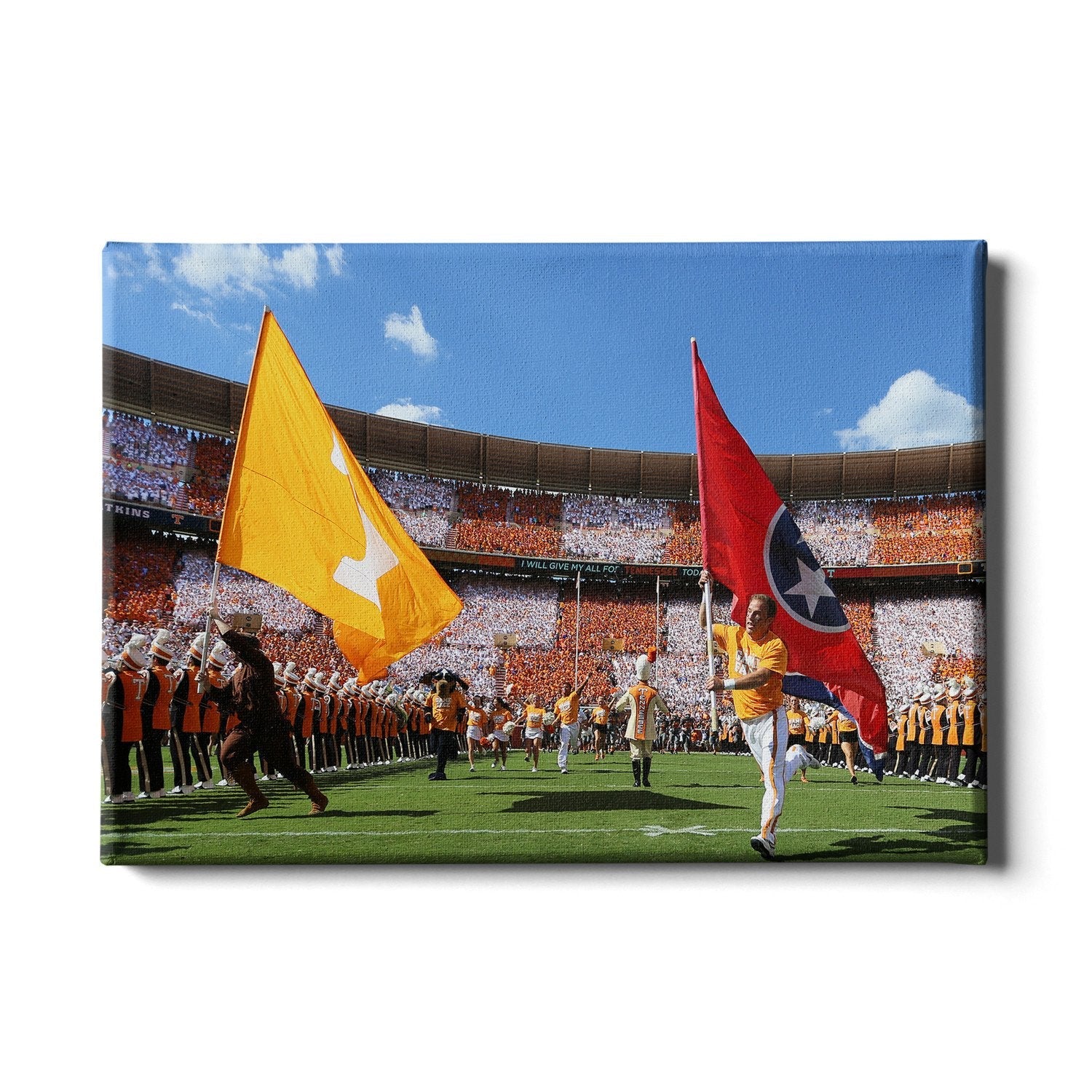 Tennessee Volunteers - Tennessee Checkerboard Neyland - College Wall Art #Canvas
