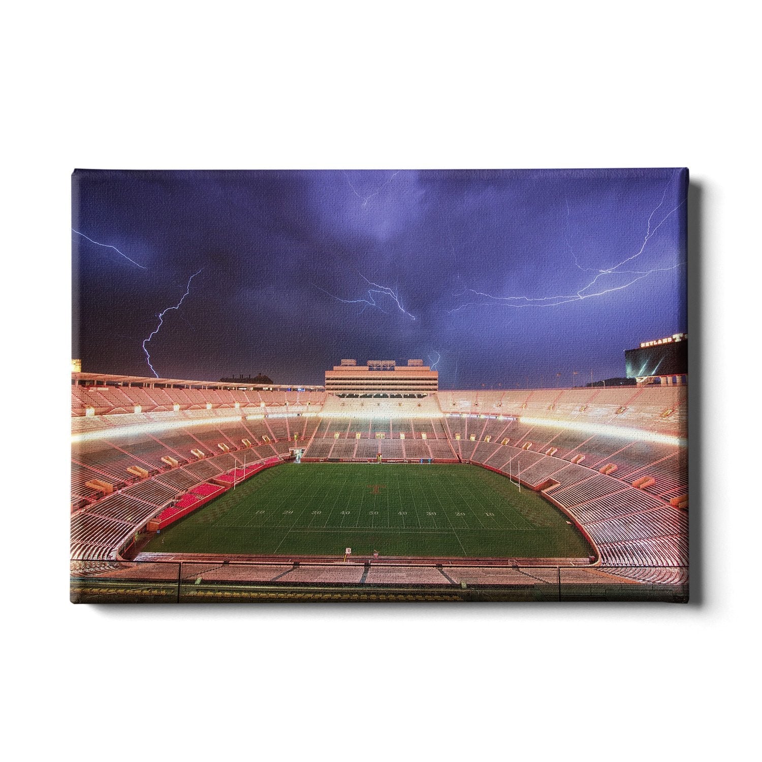 Tennessee Volunteers - Lightning Over Neyland - College Wall Art #Canvas
