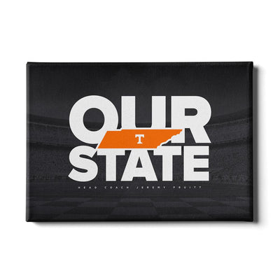 Tennessee Volunteers - Our State - College Wall Art #Canvas