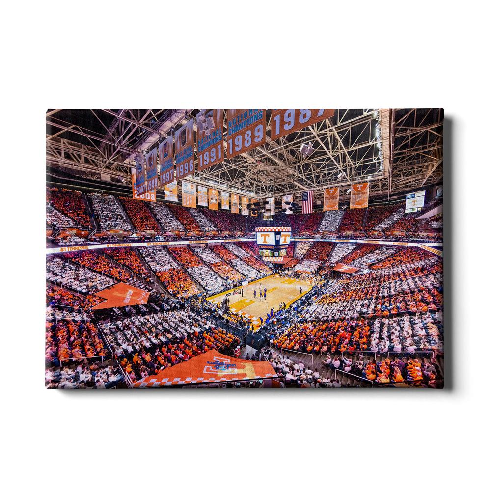Tennessee Volunteers - Checkerboard Thompson-Boling #1 Tennessee - College Wall Art #Canvas