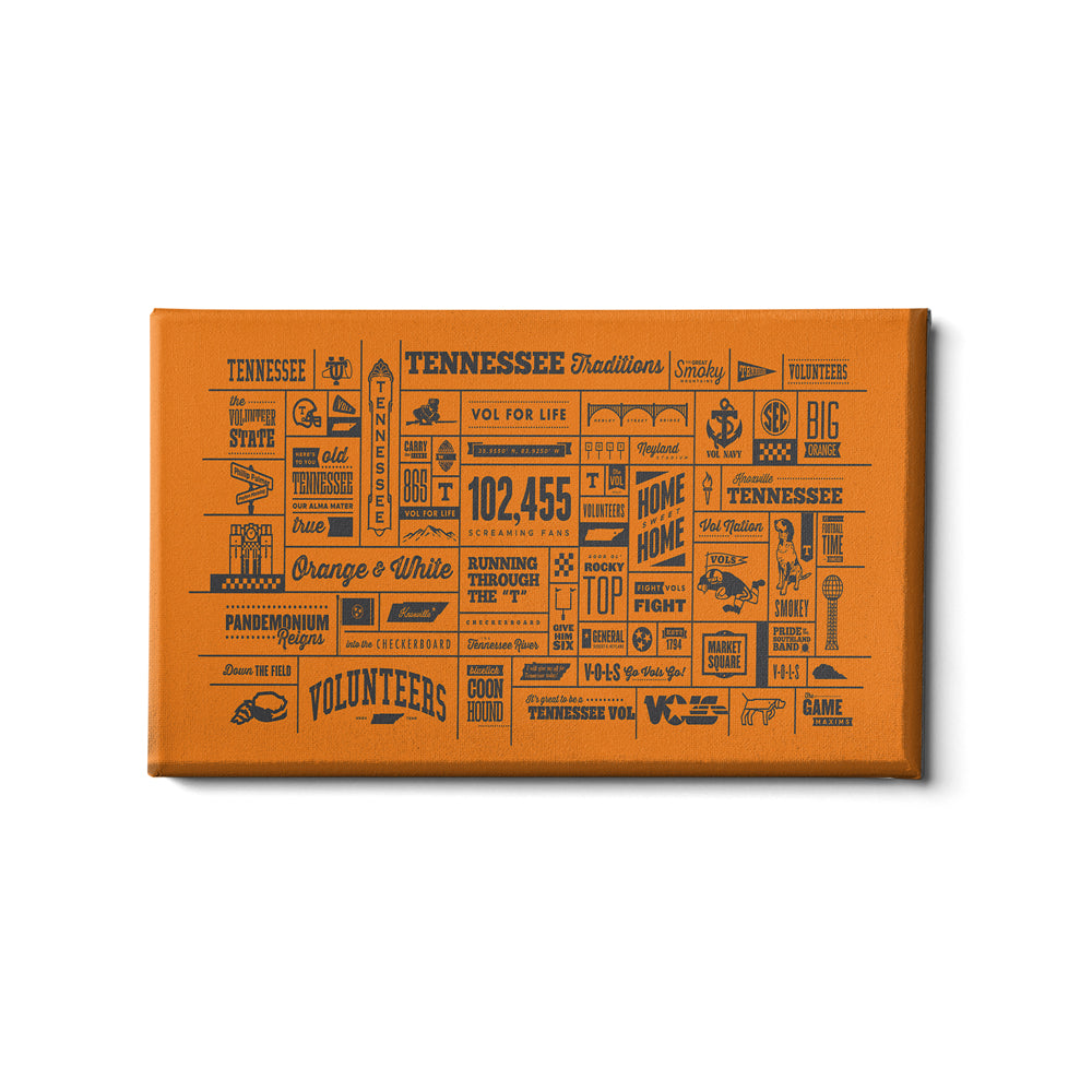 Tennessee Volunteers - Tennessee Traditions Anthracite on Orange