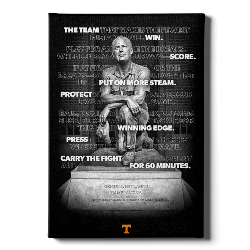  Tennessee Volunteers - Game Maxims - College Wall Art #Canvas