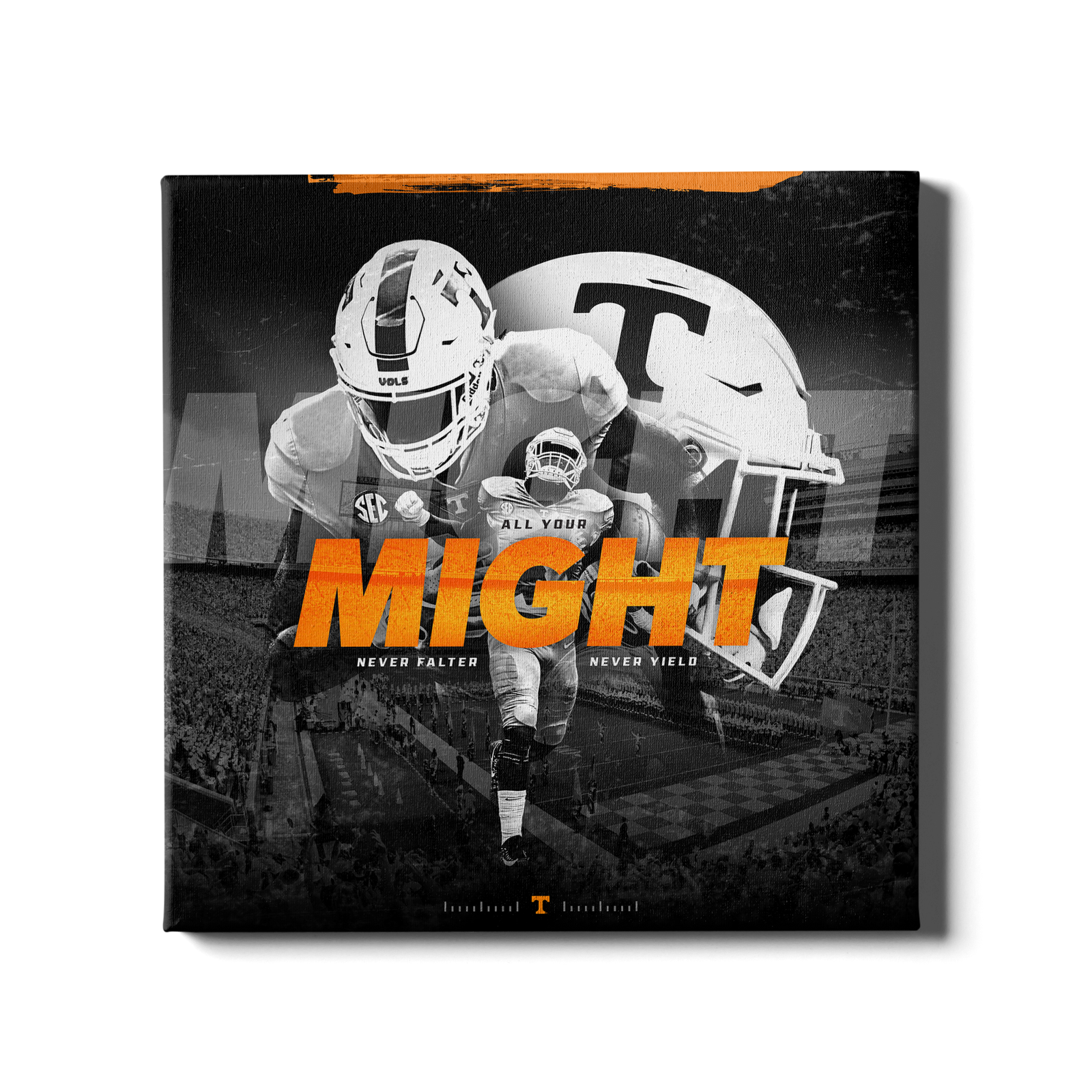 Tennessee Volunteers - Might - College Wall Art #Canvas