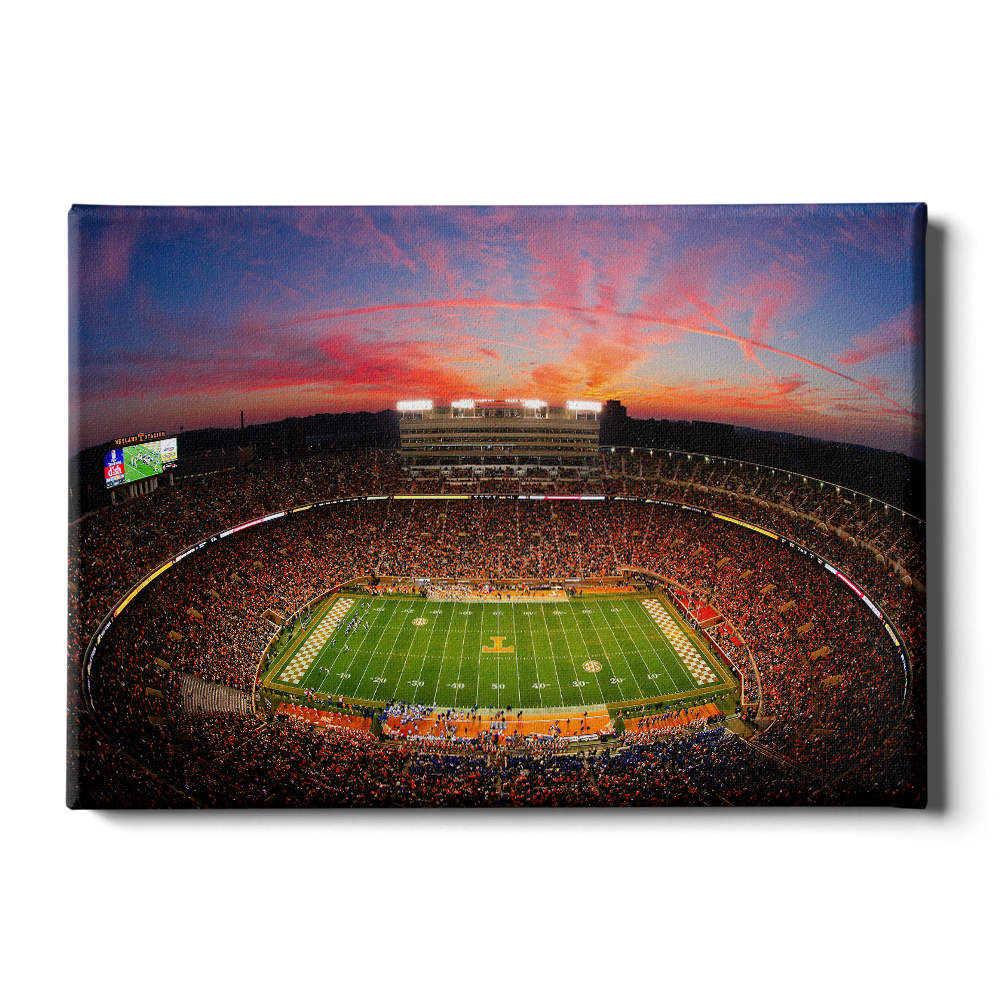 Tennessee Volunteers -Neyland Blaze - College Wall Art #Canvas