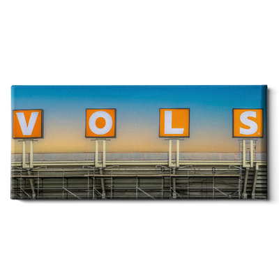 Tennessee Volunteers - V-O-L-S - College Wall Art #Canvas