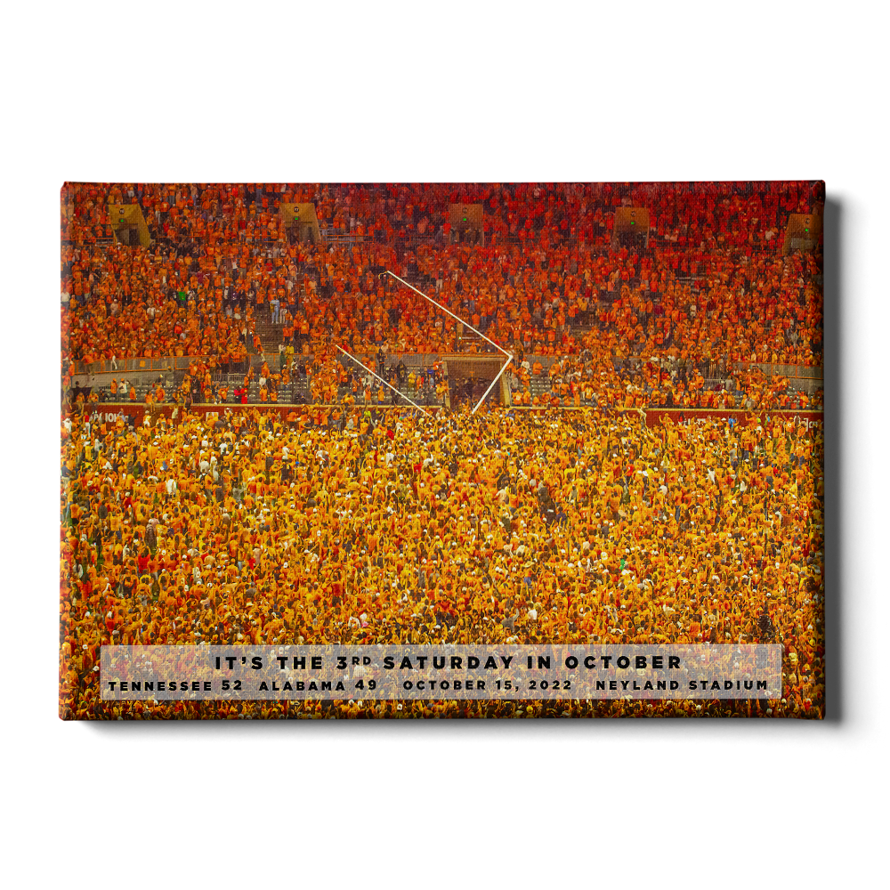 Tennessee Volunteers - Goal Post is Coming Down - College Wall Art #Canvas 