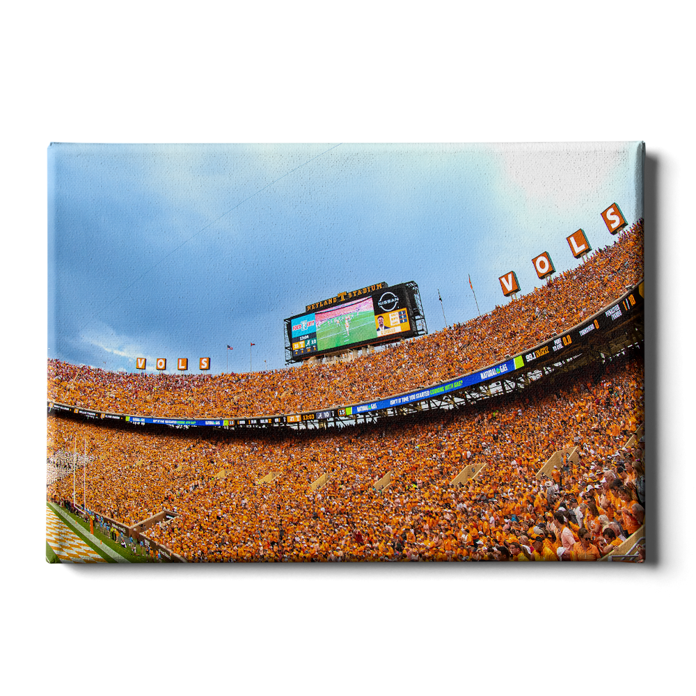 Tennessee Volunteers - VOLS VOLS Orange Out - College Wall Art #Canvas