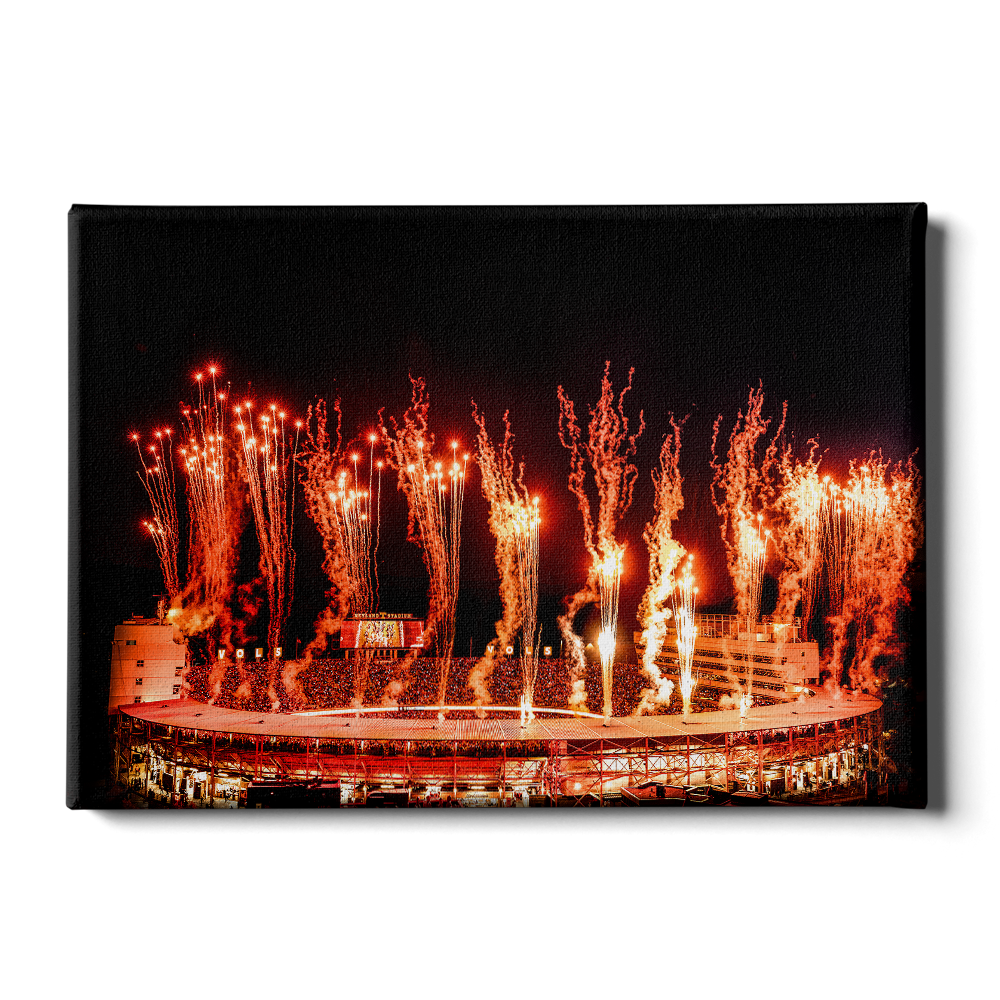 Tennessee Volunteers - Lighting up Neyland Stadium - College Wall Art #Canvas