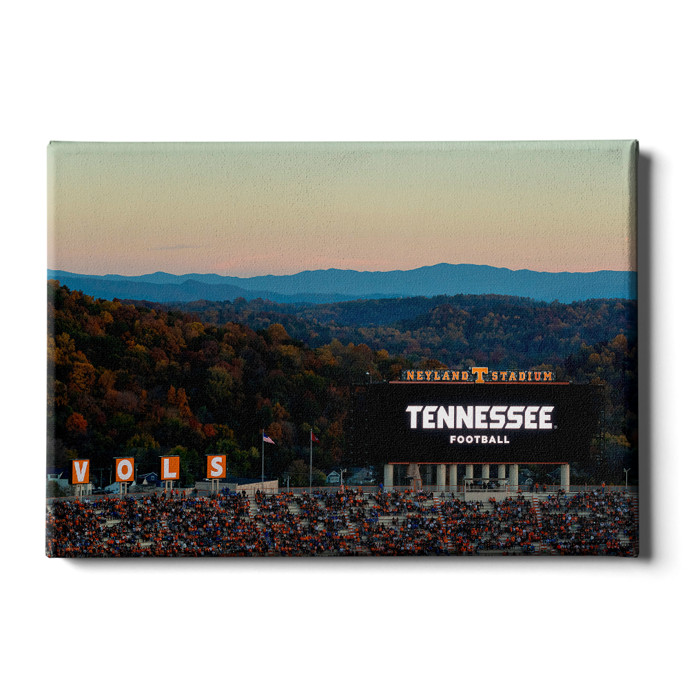 Tennessee Volunteers - Tennessee Football on an Autumn Day - College Wall Art #Canvas