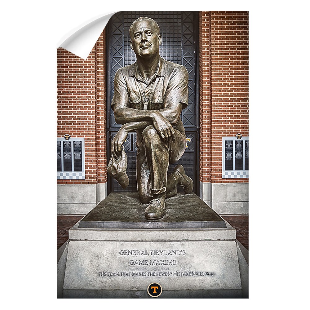 Tennessee Volunteers - General Neyland - College Wall Art #Canvas