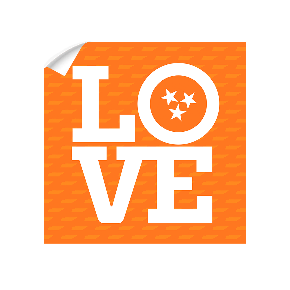 Tennessee Volunteers - TN Love - College Wall Art #Canvas