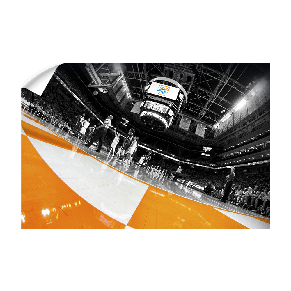 Tennessee Volunteers - Lady Vol Swish - College Wall Art #Canvas