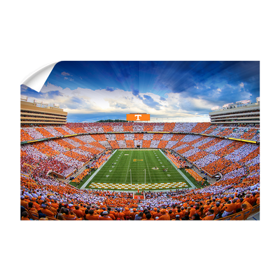 Tennessee Volunteers - Sunset over Checkerboard Neyland - College Wall Art #Wall Decal