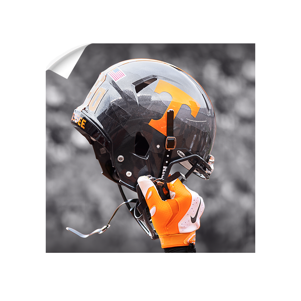Tennessee Volunteers - Smokey Gray Helmet - College Wall Art #Canvas