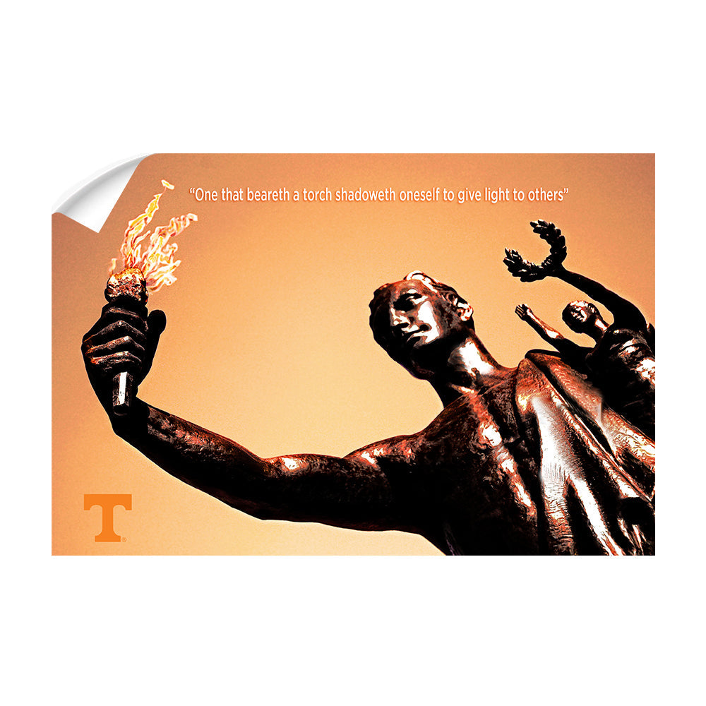 Tennessee Volunteers - Torchbearer 2 - College Wall Art #Canvas