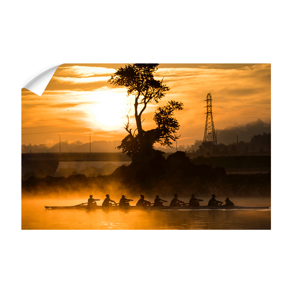Tennessee Volunteers - Sunrise Row - College Wall Art #Canvas