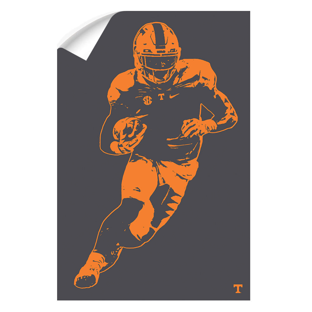 Tennessee Volunteers - Run - College Wall Art #Canvas