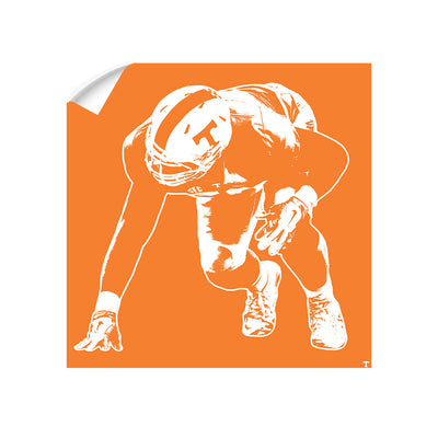 Tennessee Volunteers - Pass Rush - College Wall Art #Wall Decal