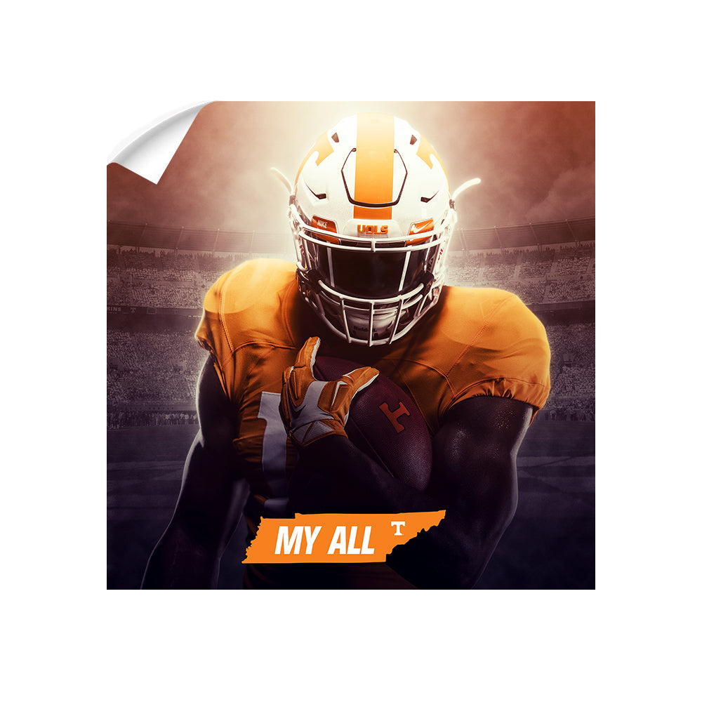 Tennessee Volunteers - My All T - College Wall Art #Canvas